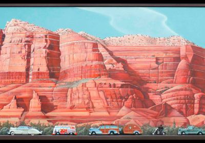 Red Butte with Tourists