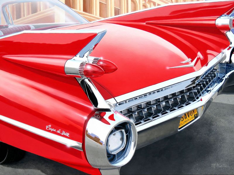 caddy rear bumper tail lights detail