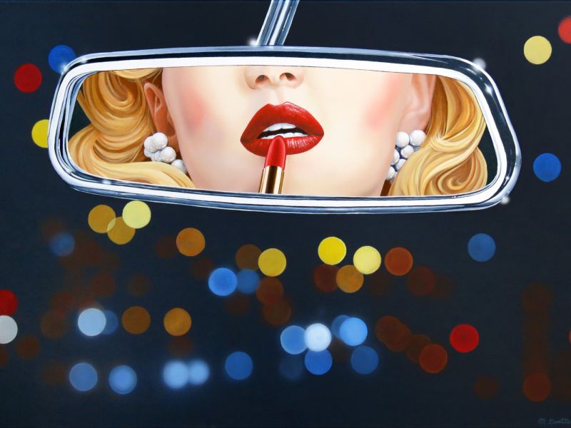 trixie on the town unframed