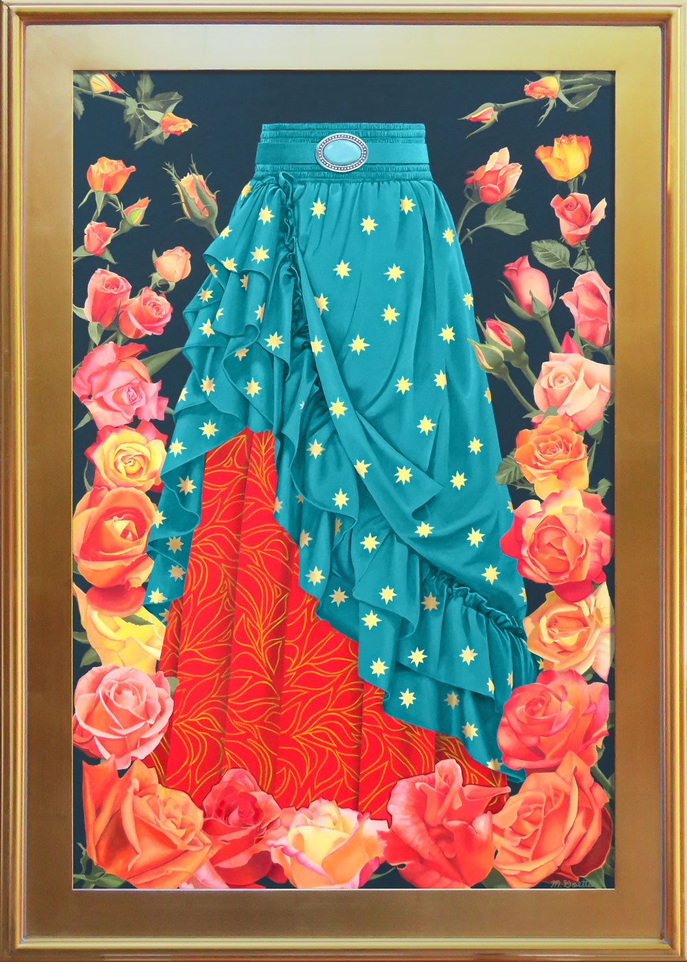 Guadalupe Fiesta Dress Framed